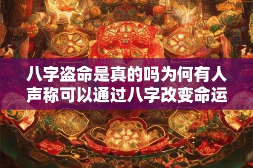 八字盗命是真的吗为何有人声称可以通过八字改变命运 八字盗命是真的吗为何有人声称可以通过八字改变命运