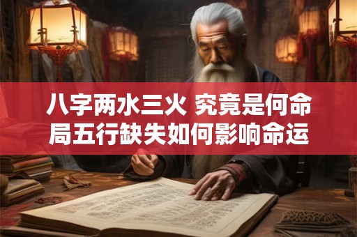 八字两水三火 究竟是何命局五行缺失如何影响命运