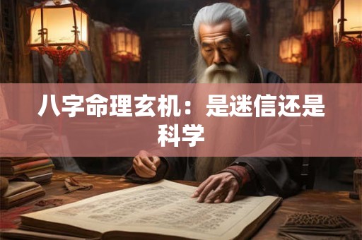 八字命理玄机：是迷信还是科学