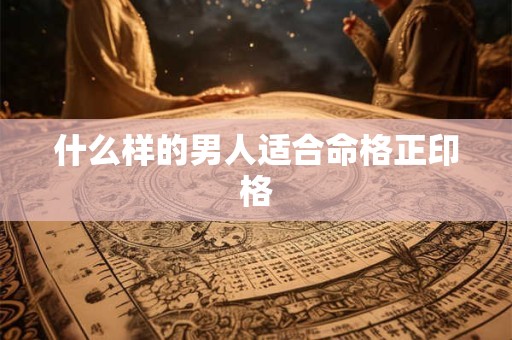 什么样的男人适合命格正印格