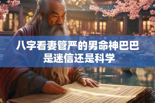 八字看妻管严的男命神巴巴 是迷信还是科学