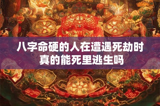 八字命硬的人在遭遇死劫时 真的能死里逃生吗