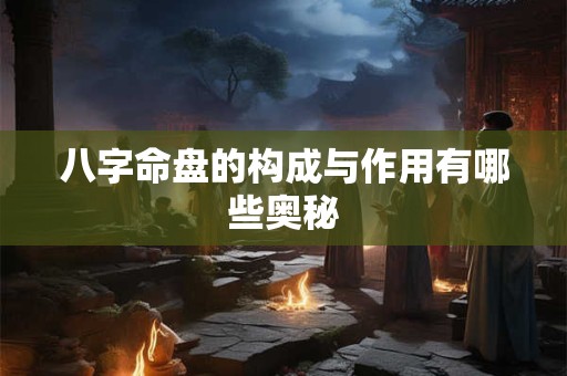 八字命盘的构成与作用有哪些奥秘
