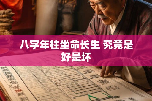 八字年柱坐命长生 究竟是好是坏