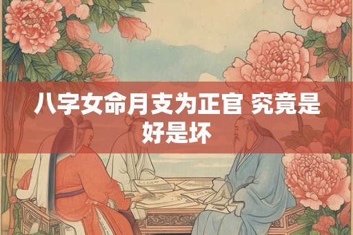 八字女命月支为正官 究竟是好是坏