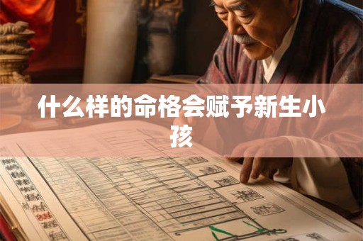 什么样的命格会赋予新生小孩