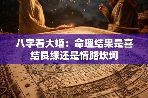 八字看大婚：命理结果是喜结良缘还是情路坎坷