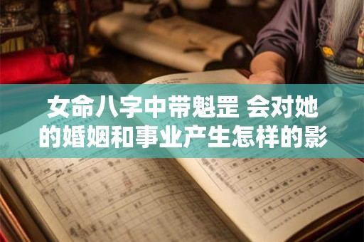 女命八字中带魁罡 会对她的婚姻和事业产生怎样的影响呢