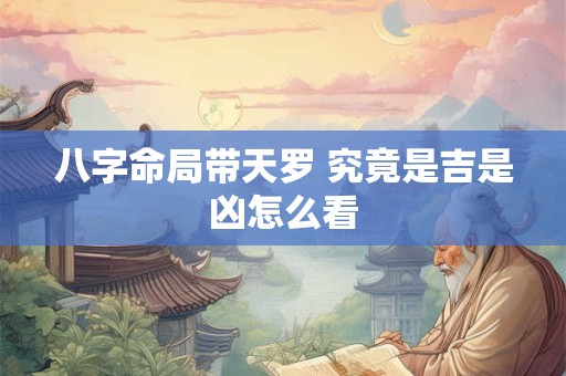 八字命局带天罗 究竟是吉是凶怎么看