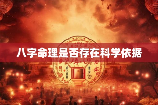 八字命理是否存在科学依据