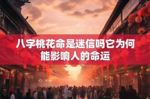 八字桃花命是迷信吗它为何能影响人的命运