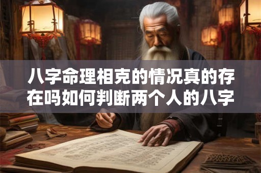 八字命理相克的情况真的存在吗如何判断两个人的八字是否相克