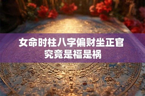 女命时柱八字偏财坐正官 究竟是福是祸