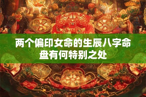 两个偏印女命的生辰八字命盘有何特别之处