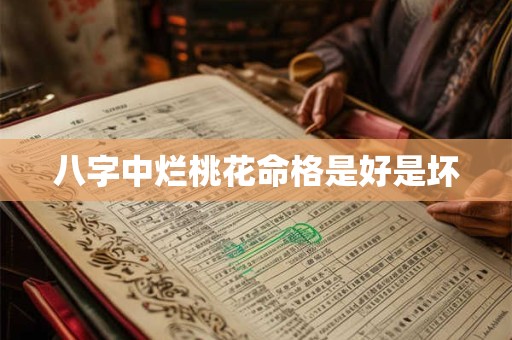 八字中烂桃花命格是好是坏
