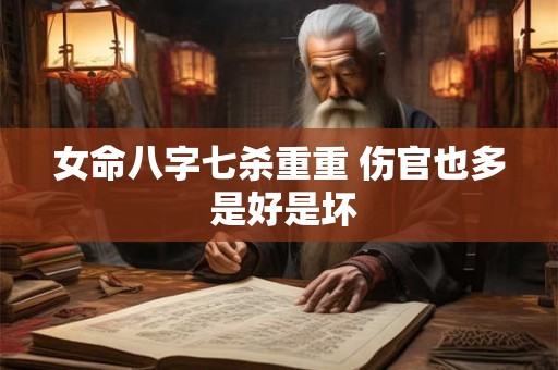 女命八字七杀重重 伤官也多 是好是坏