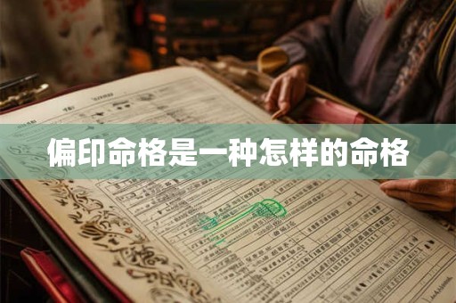 偏印命格是一种怎样的命格