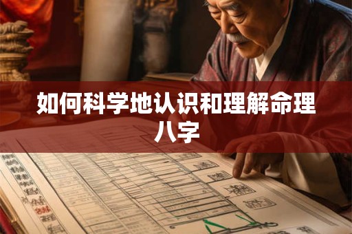 详细阅读:如何科学地认识和理解命理八字 如何科学地认识和理解命理八字