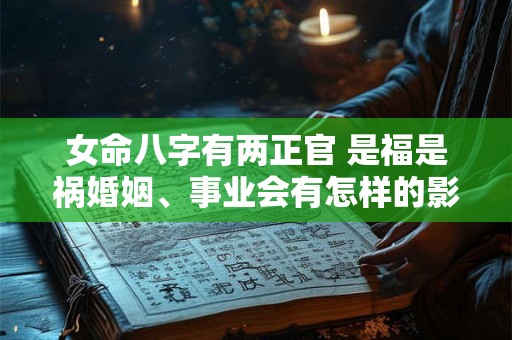 女命八字有两正官 是福是祸婚姻、事业会有怎样的影响