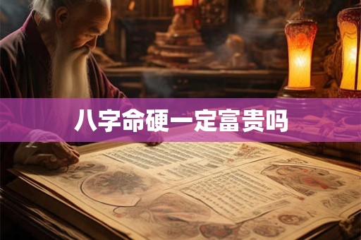 八字命硬一定富贵吗