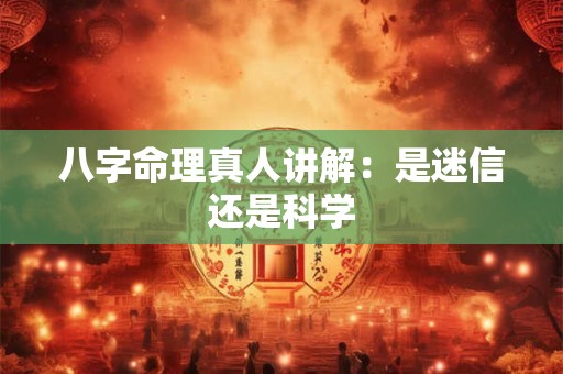 八字命理真人讲解：是迷信还是科学