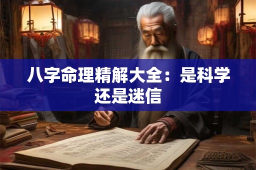 八字命理精解大全：是科学还是迷信