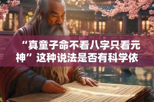 “真童子命不看八字只看元神”这种说法是否有科学依据