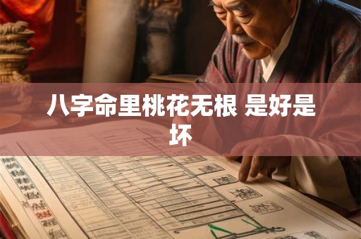 八字命里桃花无根 是好是坏