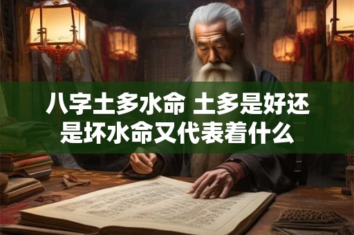 八字土多水命 土多是好还是坏水命又代表着什么