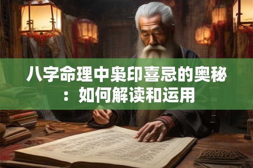 八字命理中枭印喜忌的奥秘：如何解读和运用