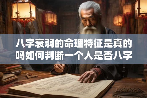 八字衰弱的命理特征是真的吗如何判断一个人是否八字衰弱