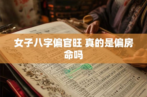女子八字偏官旺 真的是偏房命吗