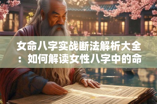 女命八字实战断法解析大全：如何解读女性八字中的命运密码