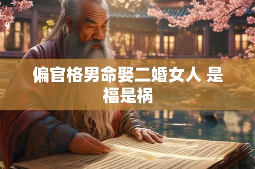偏官格男命娶二婚女人 是福是祸