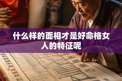 什么样的面相才是好命格女人的特征呢
