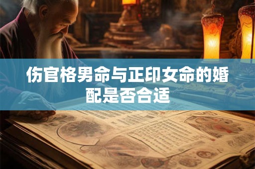 伤官格男命与正印女命的婚配是否合适