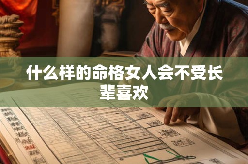 什么样的命格女人会不受长辈喜欢