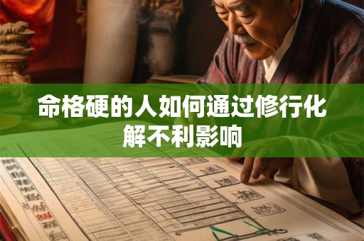 命格硬的人如何通过修行化解不利影响