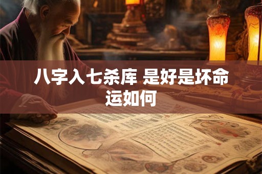 八字入七杀库 是好是坏命运如何