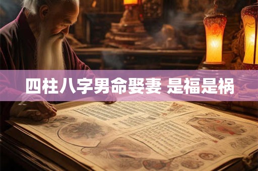 四柱八字男命娶妻 是福是祸