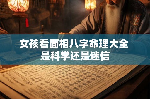 女孩看面相八字命理大全 是科学还是迷信