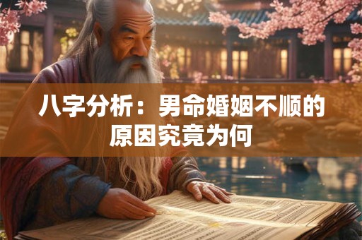 八字分析：男命婚姻不顺的原因究竟为何