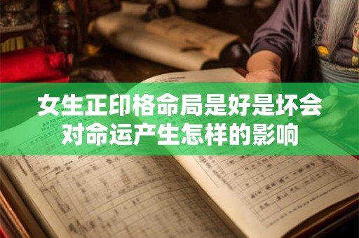 女生正印格命局是好是坏会对命运产生怎样的影响
