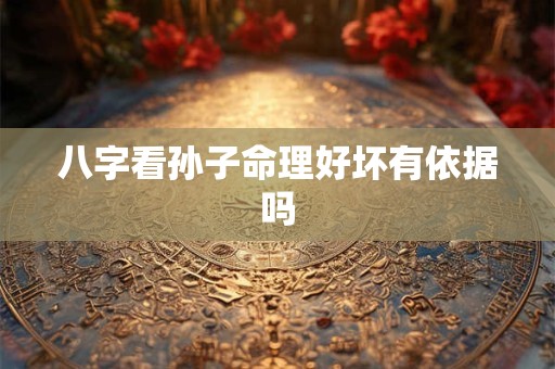 八字看孙子命理好坏有依据吗