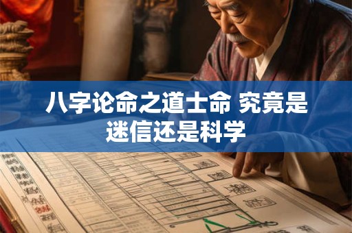 八字论命之道士命 究竟是迷信还是科学