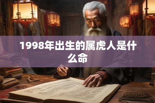 1998年出生的属虎人是什么命
