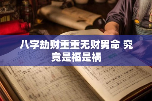 八字劫财重重无财男命 究竟是福是祸