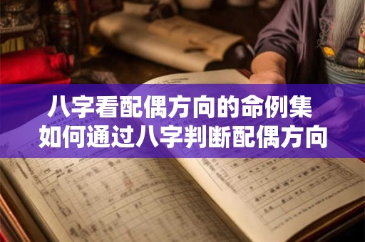 八字看配偶方向的命例集 如何通过八字判断配偶方向