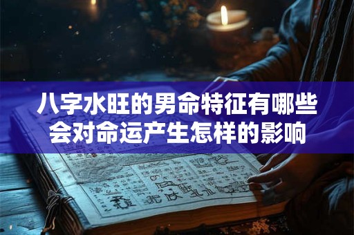 八字水旺的男命特征有哪些会对命运产生怎样的影响