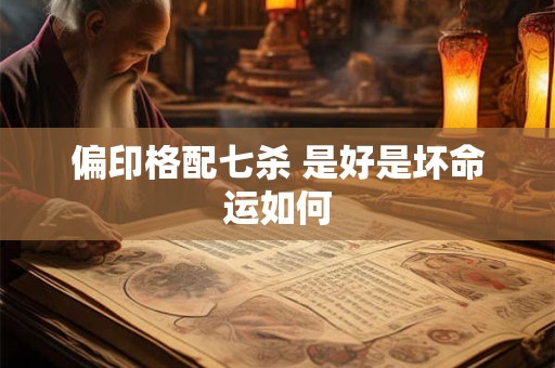 偏印格配七杀 是好是坏命运如何